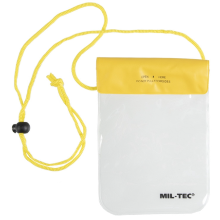 Pochette de poitrine waterproof jaune