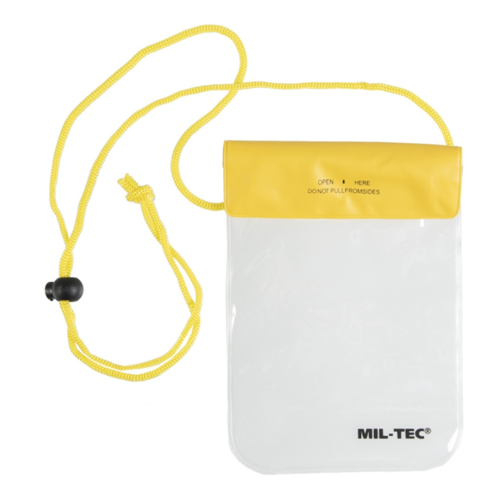 Pochette de poitrine waterproof jaune