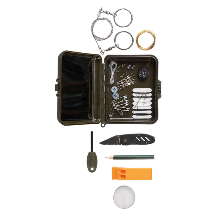 Kit de survie avec sa mallette