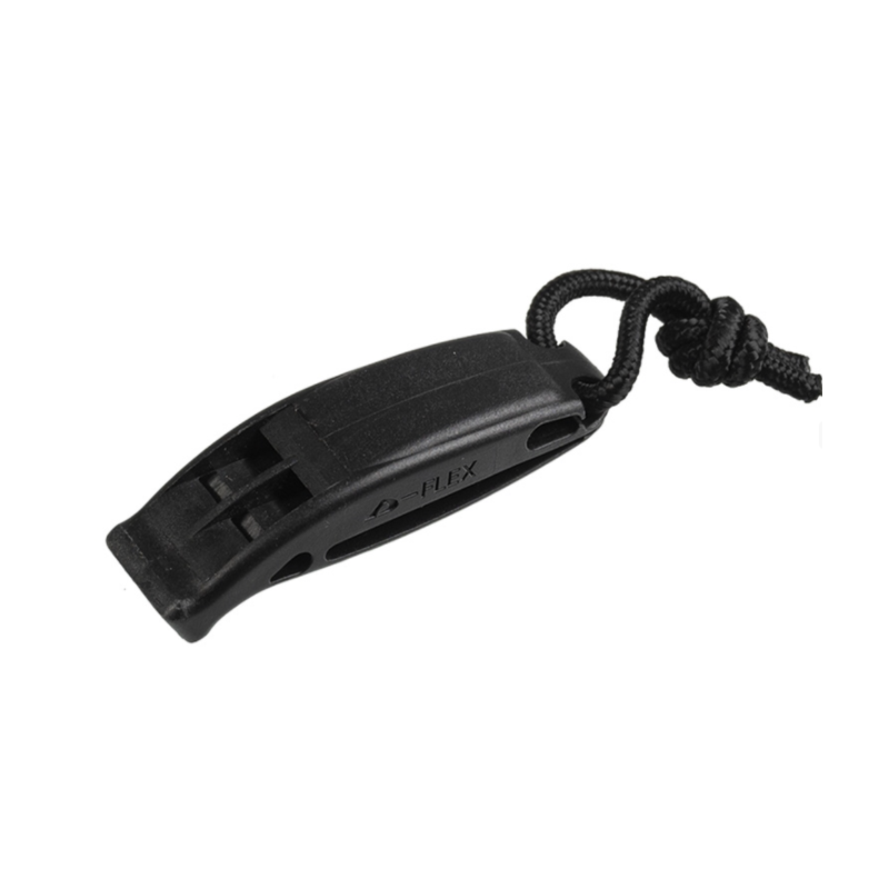 Sifflet tactique Molle noir (boite de 2)