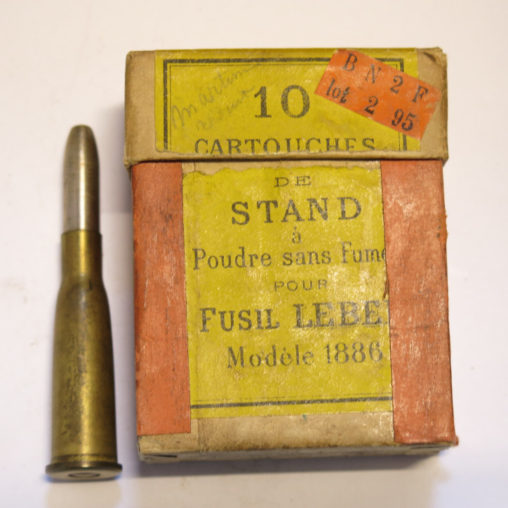 cartouche fusil  8 mm lebel de stand 