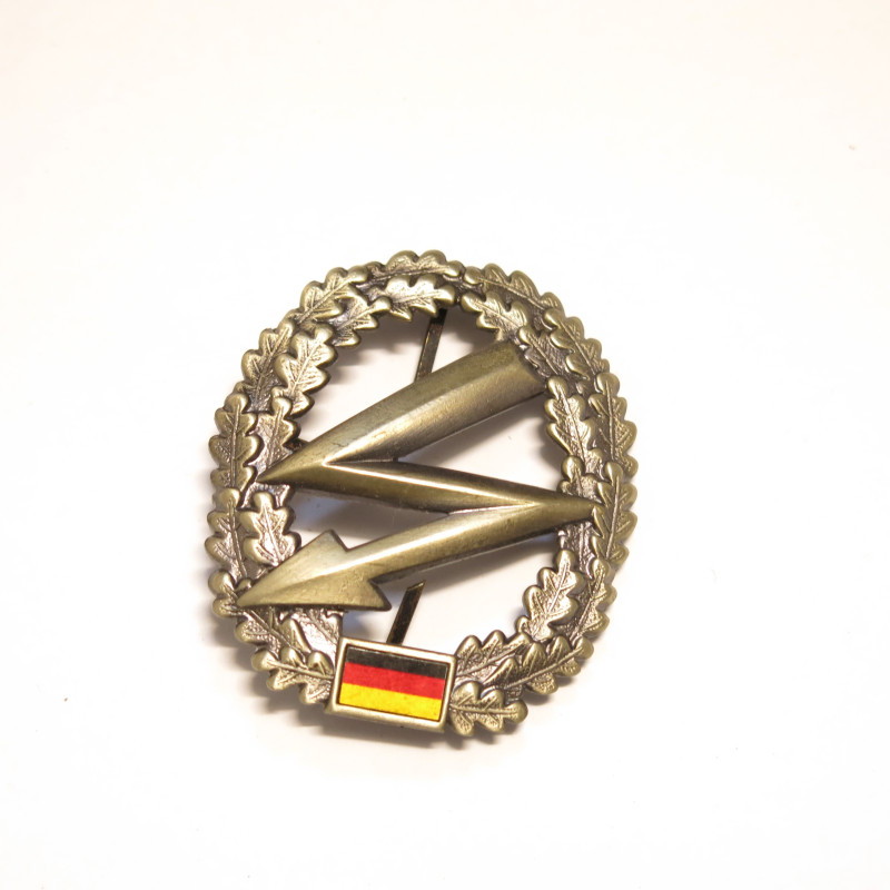 Insigne de casquette Bundeswehr transmission ref bo 115 bis