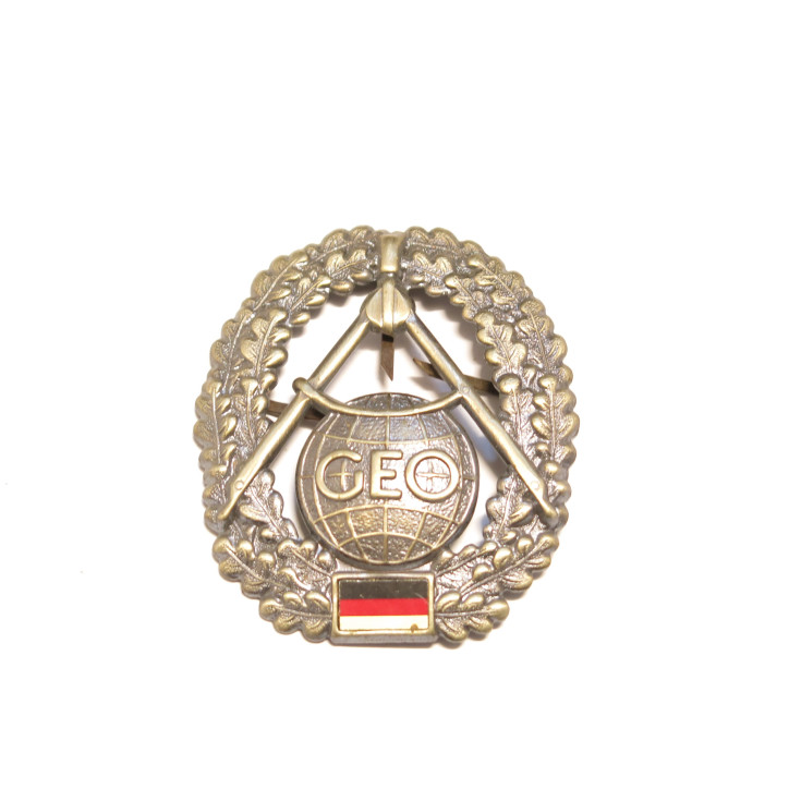 Insigne de casquette Bundeswehr Topographe  ref bo 115 bis