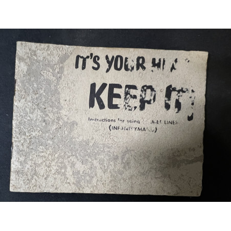 Livret It's your Head Keep me : Instruction for using Helmet (Infantryman)