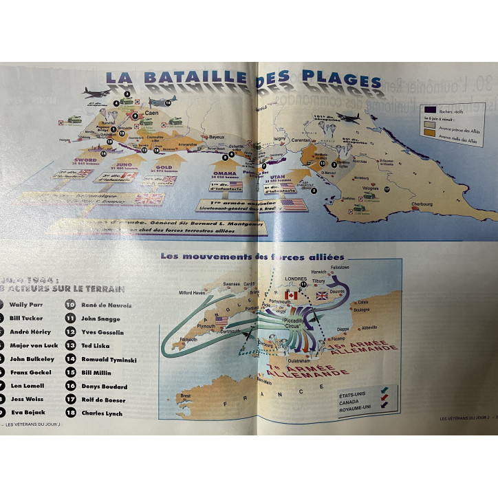 Revue Le Monde Numéro spécial de Juin 94 : Les vétérans du Jour-J