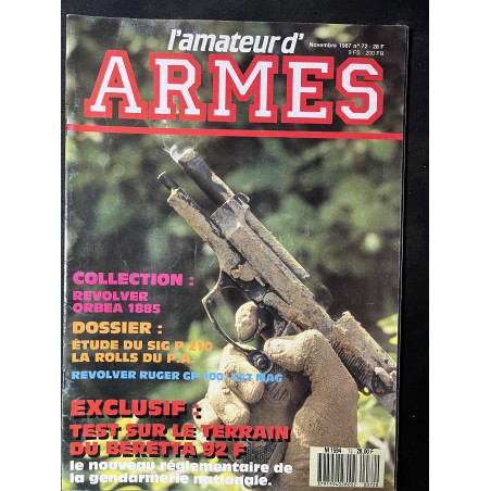 Revue L'armateur d'armes No72 : test beretta sur le terrain