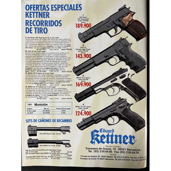 Revue Armas No25 : Las armas de porter, S&W 99 etc.