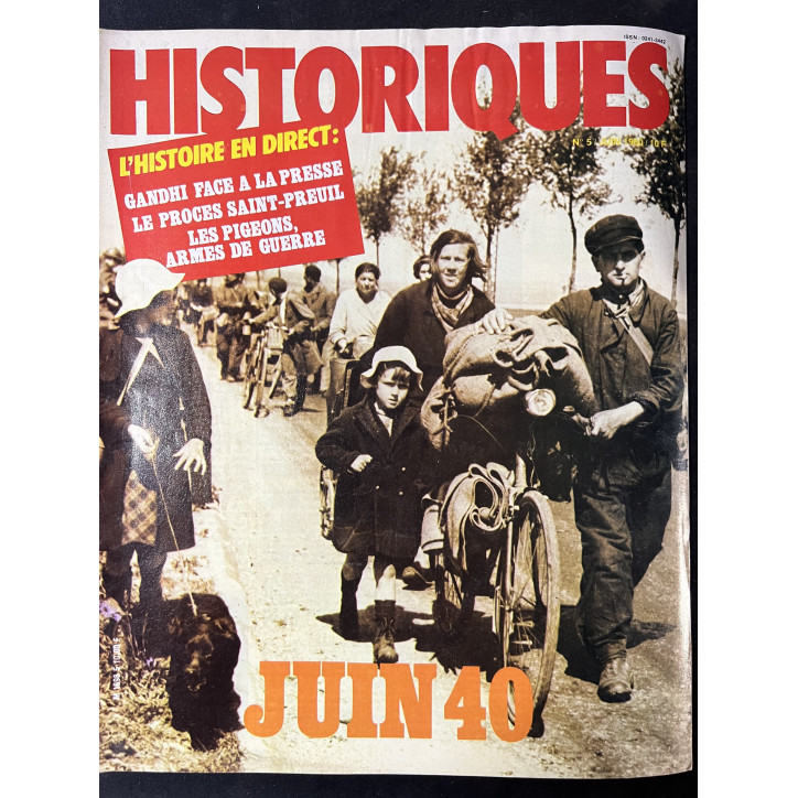 Revue Historiques No 5 : Juin 40