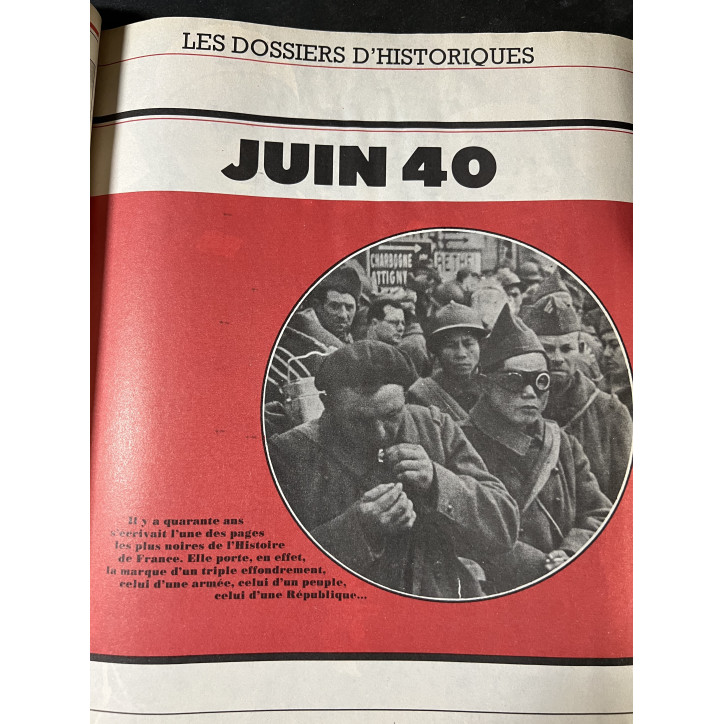 Revue Historiques No 5 : Juin 40