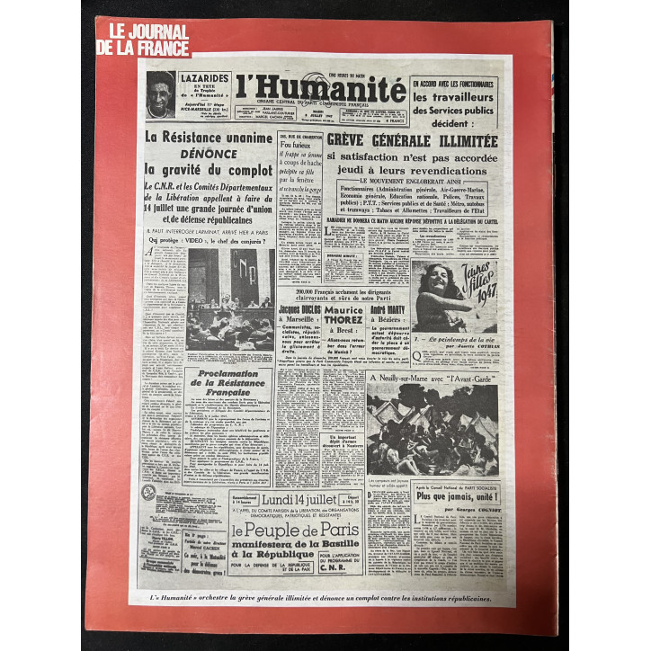 Le journal de la France No 116 : Gérard Philipe : La France oublié