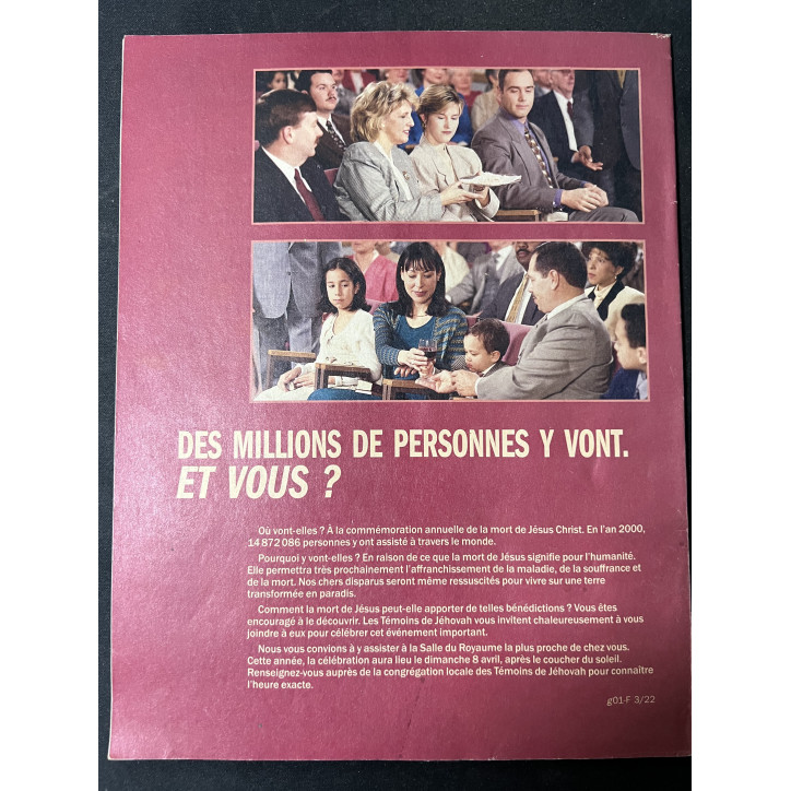 Revue Réveillez-vous : Engins de mort : Un fléau mondial (22/03/2001)