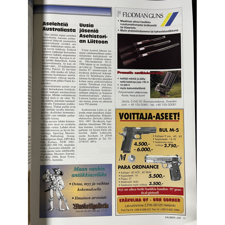 Revue Kaliberi : Kolmen linjan revolveri NAGANT M 1895