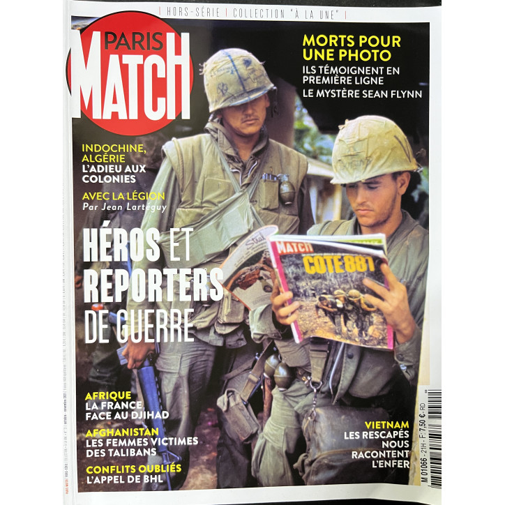 Revue  Paris Match Hors Série : Héros et Reporters de guerre