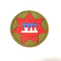 1Insigne tissu 7th  Army Corps 39/45 ref bo 132