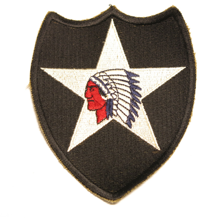 Patch 2nd Division infantry Indian Head fabrication actuelle  ref bo 135