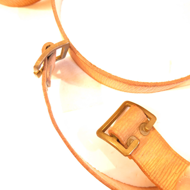 Paire de sangles cuir Anglaise ref cu445