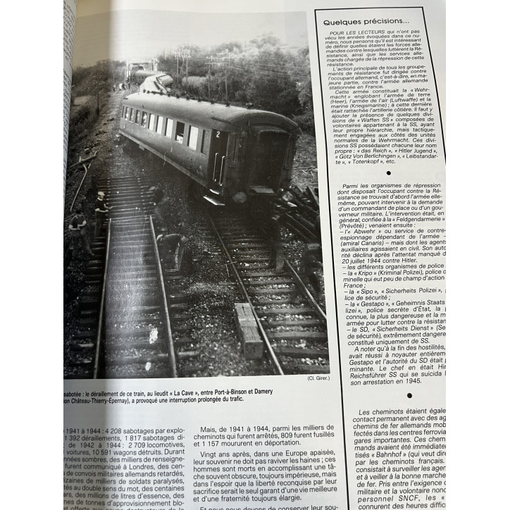 Revue La vie du Rail Hors série : Les cheminots dans la résistance