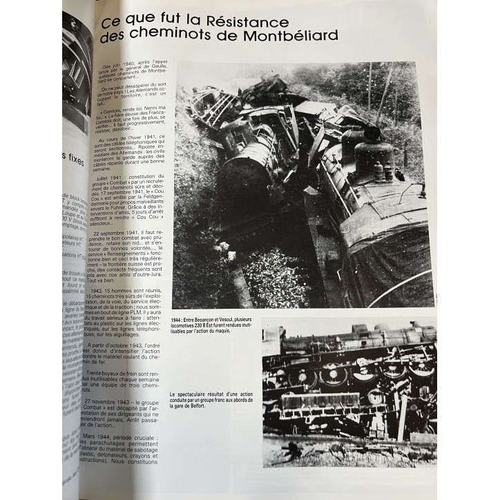Revue La vie du Rail Hors série : Les cheminots dans la résistance