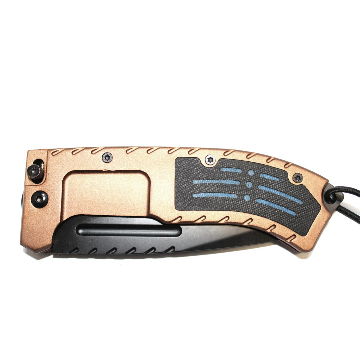 Couteau pliant Columbia Scorpion King Edition spéciale cuivré