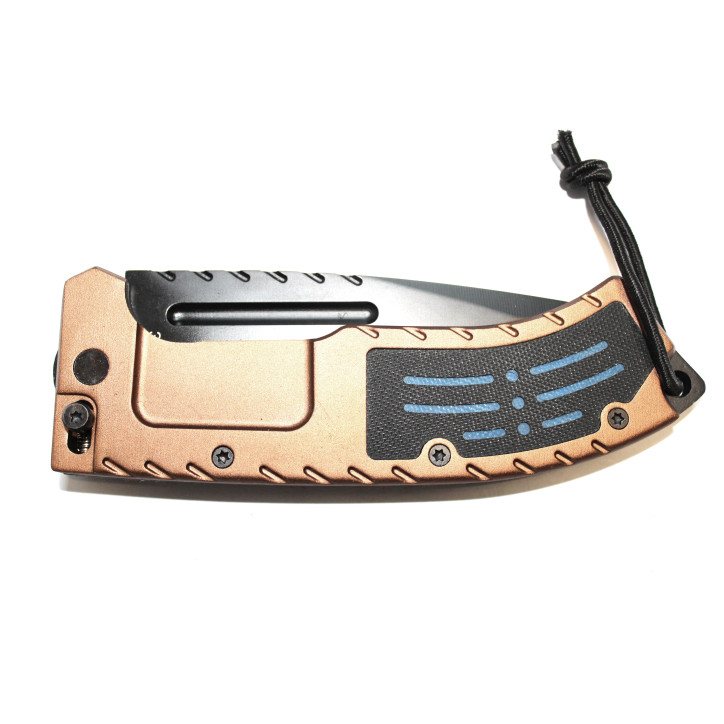 Couteau pliant Columbia Scorpion King Edition spéciale cuivré
