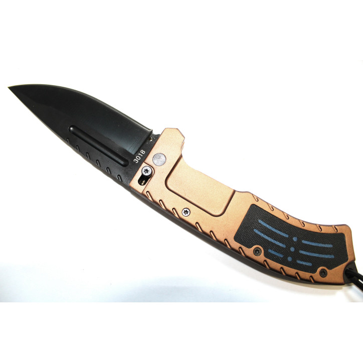 Couteau pliant Columbia Scorpion King Edition spéciale cuivré