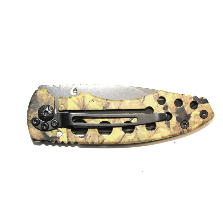 Couteau pliant Smith&Wesson ExtremeOps forest camouflage manche arrondie