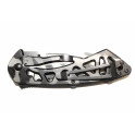 Couteau pliant Buck camouflage noir et métal