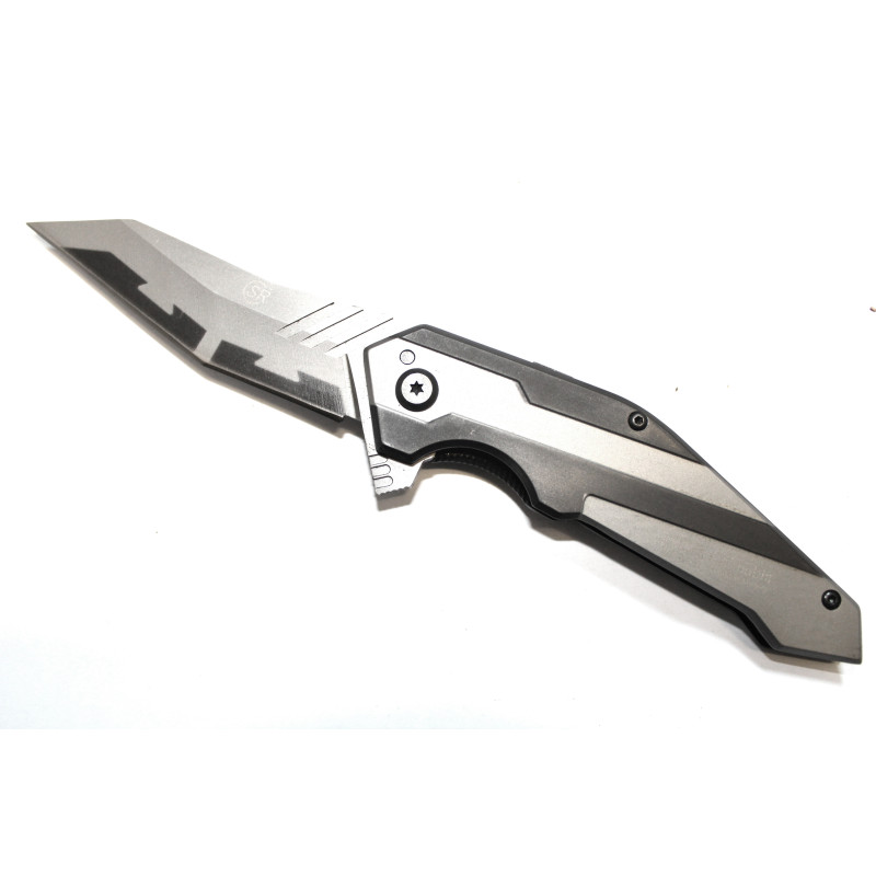 Couteau pliant Columbia SR noir et métal 