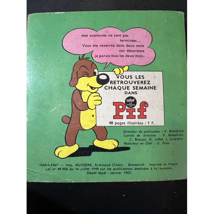 BD Pif Le chien No 19 Format poche