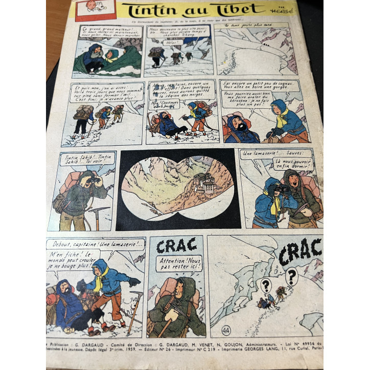 BD Le Journal de Tintin No 566