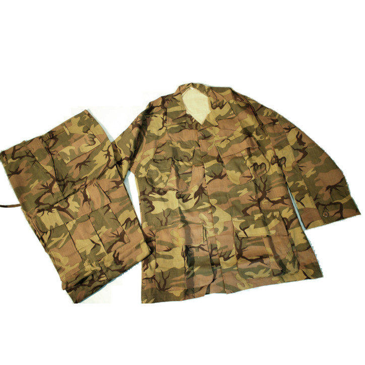 Veste +  pantalon camo ERDL US Vietnam ref D3