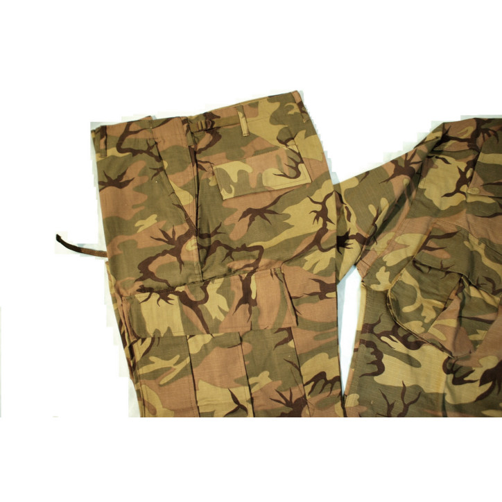 Veste +  pantalon camo ERDL US Vietnam ref D3