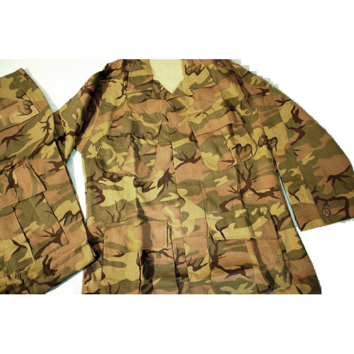 Veste +  pantalon camo ERDL US Vietnam ref D3