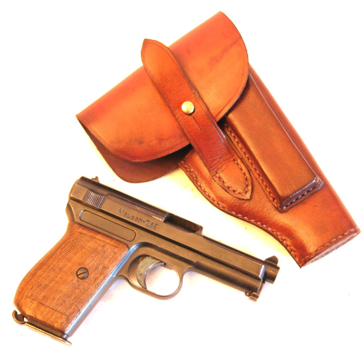 Etui cuir PA Mauser 1914 ou 1934