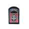 Patch para 82nd Airborne brodé cannetille bo 153 