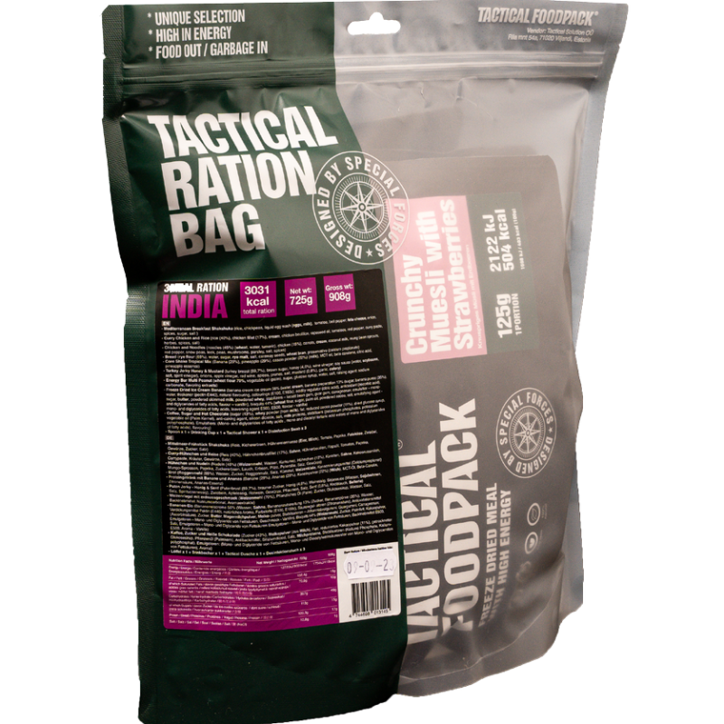 Ration de 3 Repas INDIA 680g