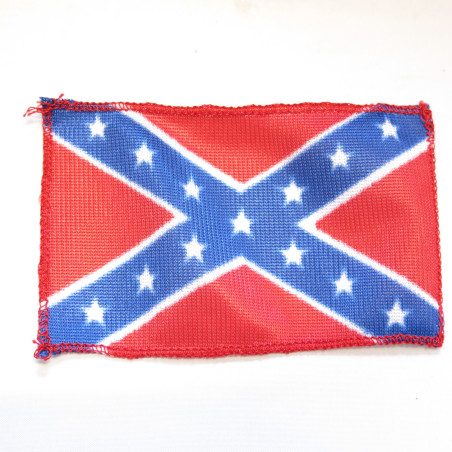 Petit drapeau nylon sudiste d'épaule dimension 11 cm x 6.5 cm ref bo 160