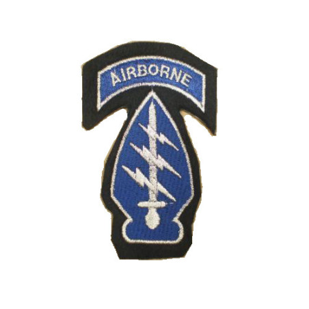 Patch US spéciale force Vietnam réf 7 Cannetille argent