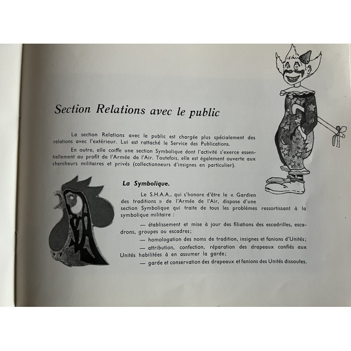 Rare Livret : Service Historique de l'armée de l'air