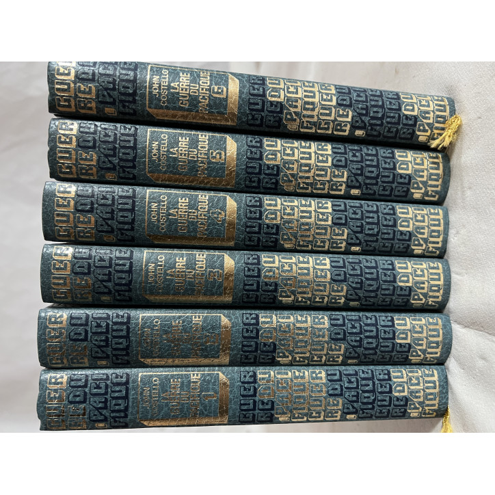 Collection complète de 6 livres La guerre du Pacifique  de John Costello
