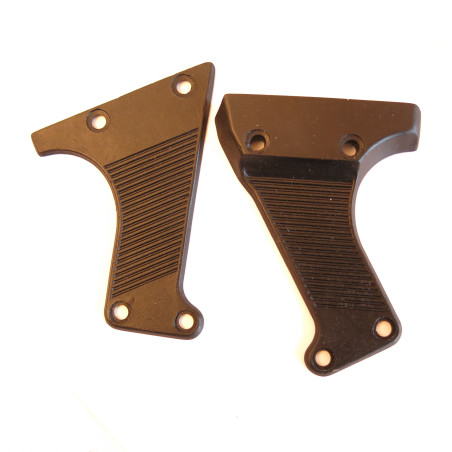 Paire de plaquettes MG 34 couleur noires