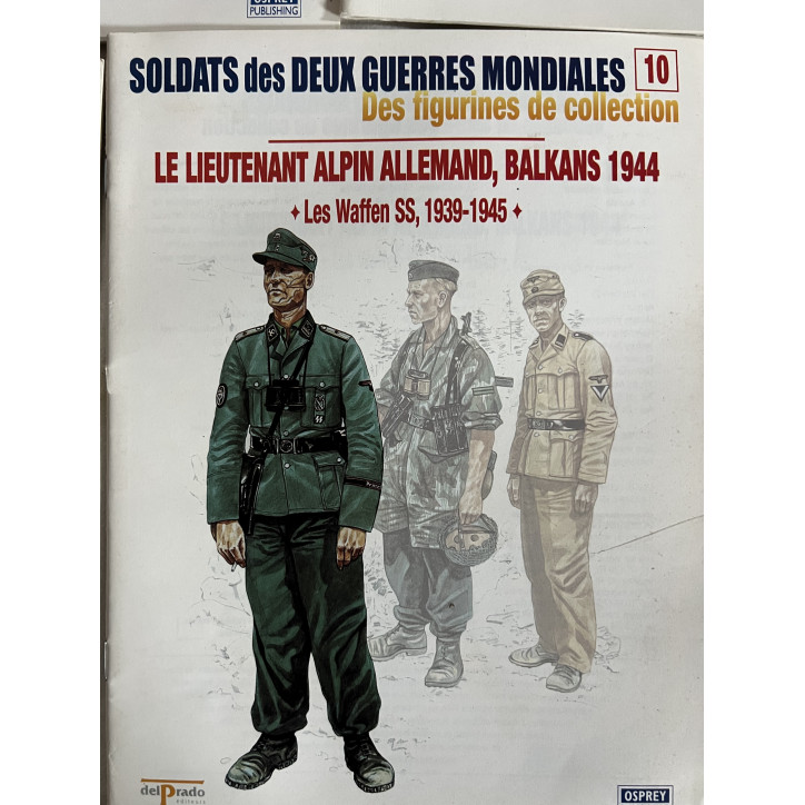 Lot de 10 revues Soldats des deux guerres Mondiales (No 1 à 10)