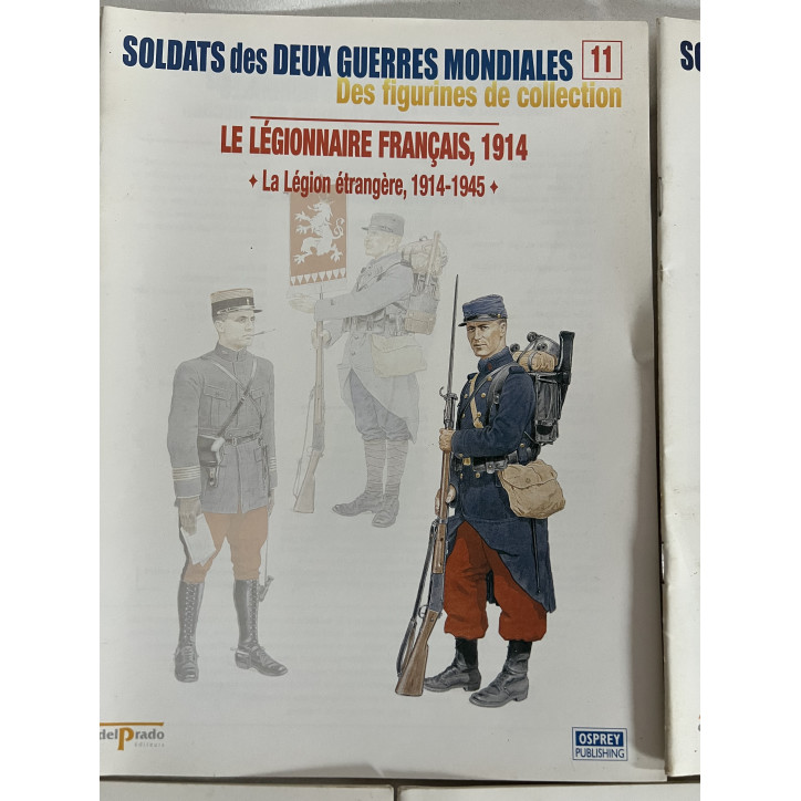 Lot de 10 revues Soldats des deux guerres Mondiales (No 11 à 20)