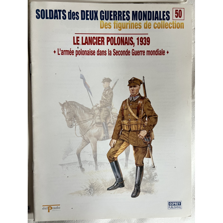 Lot de 9 revues Soldats des deux guerres Mondiales (No 41 à 50 manque le 42)