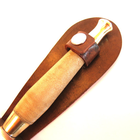 Fairbairn english dagger with brown scabbard ref bot