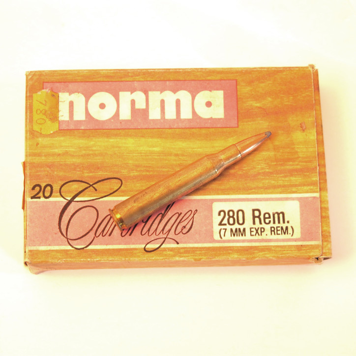 Boite de 20 cartouches 280  Remington  Norma semi blindée 