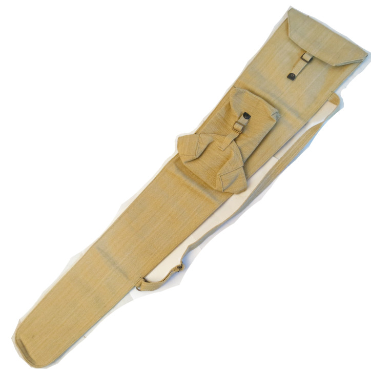 Housse coton Fusil Enfield avec sangle et pochette