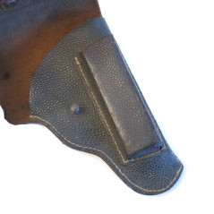 Etui cuir original pistolet CZ 27 daté 1943 ref et 111