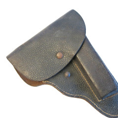 Etui cuir original pistolet CZ 27 daté 1943 ref et 111