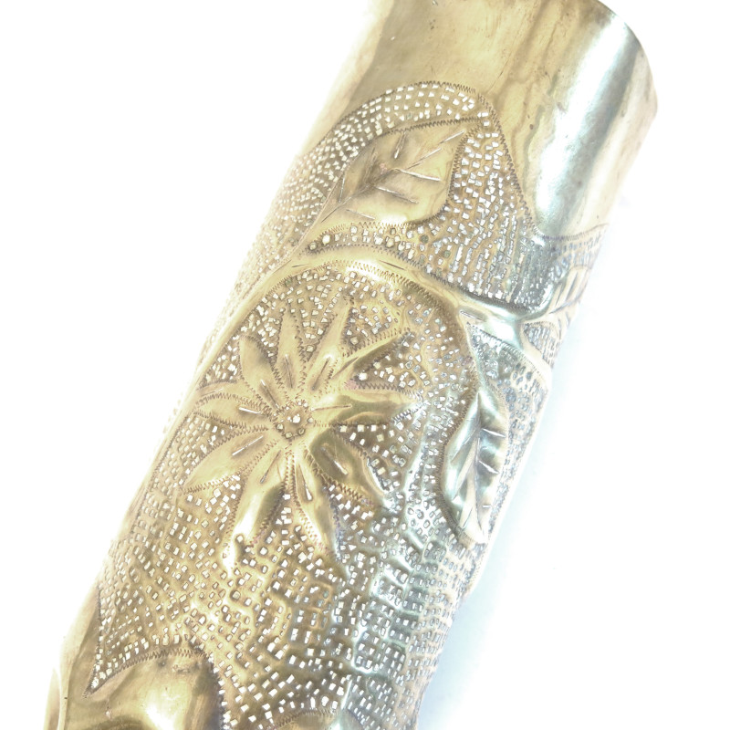 Douille de 75 souvenir de poilu 14/18 ref ob 447